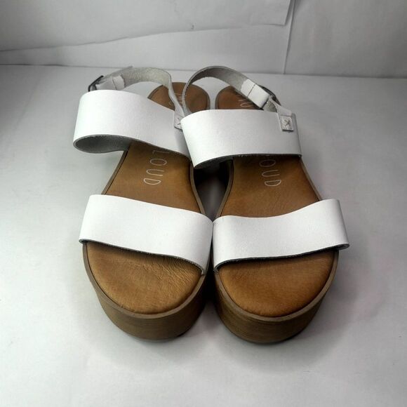 Musse & Cloud Isadora Leather Platform Wedge Sandals Comfy Slingback Womens NWOB - Picture 4 of 12